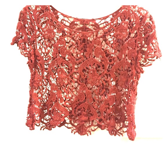 Crochet crop top