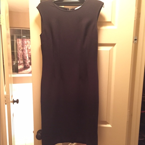 Loft, simple, black dress with stretch. NWOT
