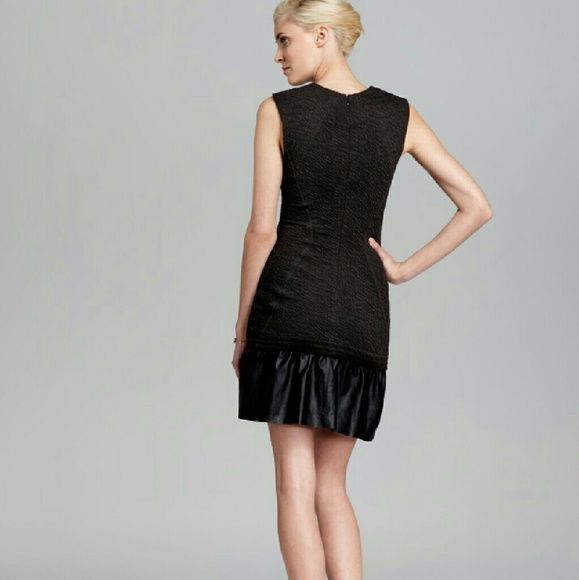 Cut25 by Yigal Azrouel Black Seamed quilted Dress - Picture 2 of 2