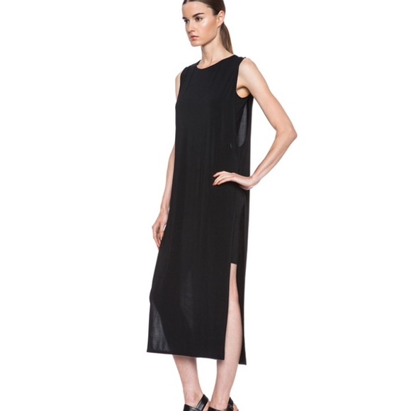 Helmut Lang Dresses & Skirts - Helmut Lang high slit jersey dress