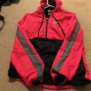 Pink wind breaker