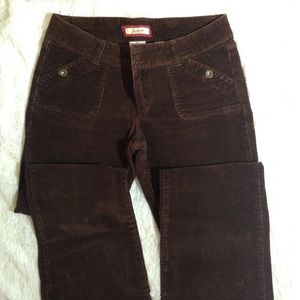 Jordache brown corduroy pant