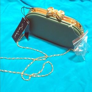 Cute seafoam green clutch