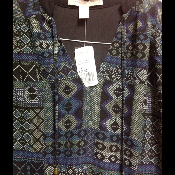 Forever 21- Dress ( black/green/blue) - Picture 2 of 3