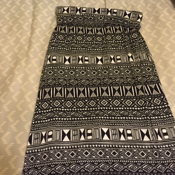 Aztec print Maxi skirt