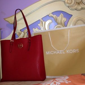 Michael Kors Scarlet Jet Set Travel Tote