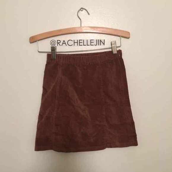 💌Sold💌 Brandy Melville Suede Meana Skirt
