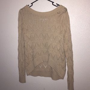Tan over sized sweater