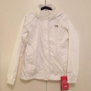 North Face // Women's White HyVent Jacket