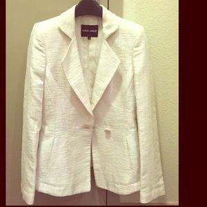 Giorgio Armani single breasted silk cashmere