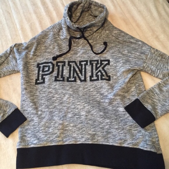 PINK Victoria's Secret Sweaters - gray cowl neck