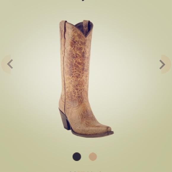 Lucchese Autumn dry leaf boots