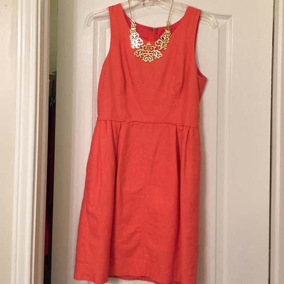 Coral JCrew Dress!