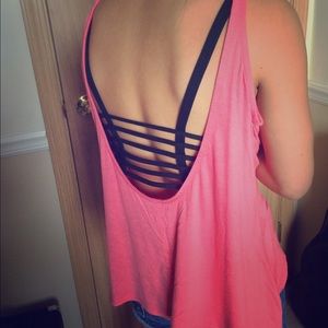 BP Low Back Pink Tank Top