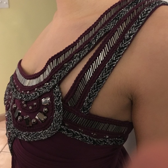 Bebe dress top- purple - Picture 3 of 3