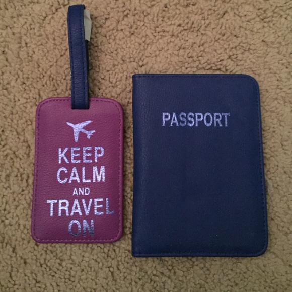Luggage tag and passport holder
