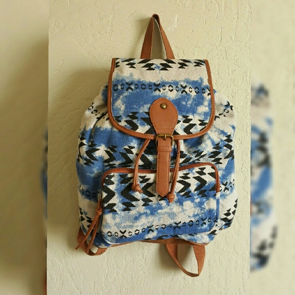 Sky tribal pattern backpack from Bongo