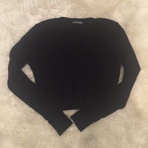 Black American Apparel Crop Sweater Size M