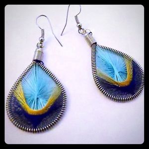 Inuit dream catcher earrings