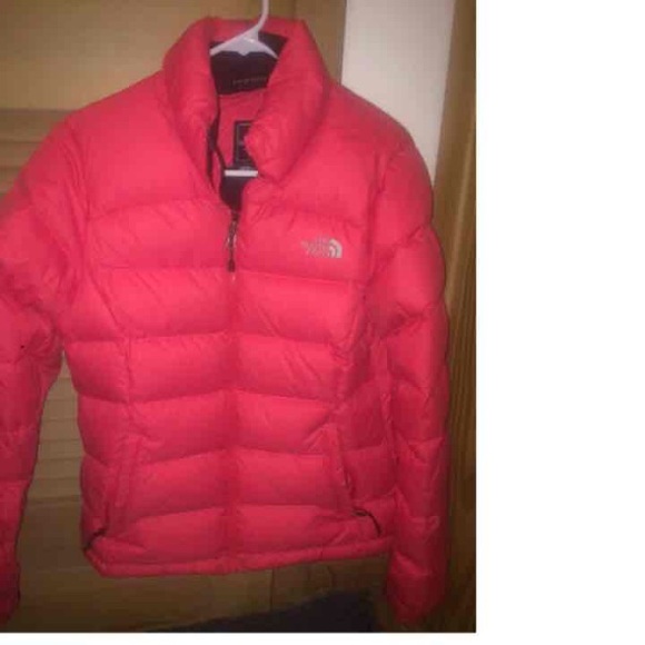 Pink Northface Puffer Jacket