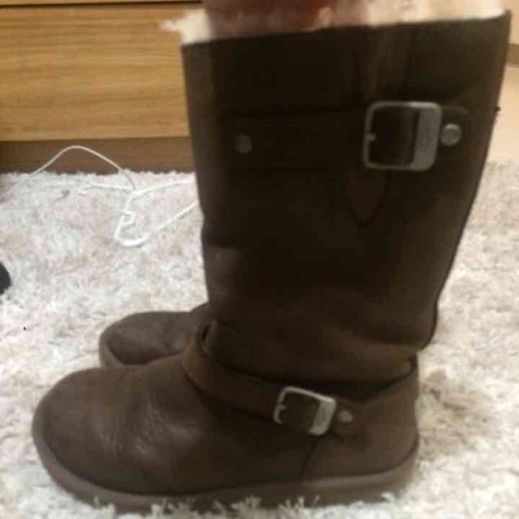 Leather Ugg Kensington Boots