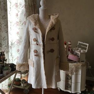 Faux shearling coat