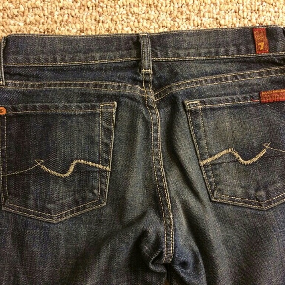 7 for all mankind bootcut jeans size 25