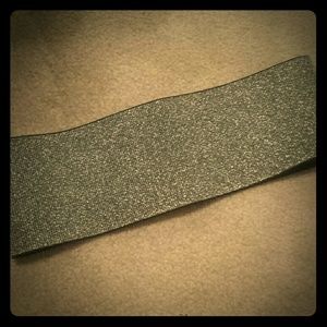 H&M Silver/Black Belt with zipper