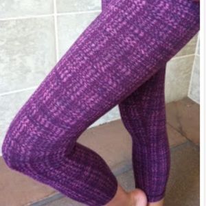 LULULEMON Raspberry Glo/ Plum Ziggy Wunder Under