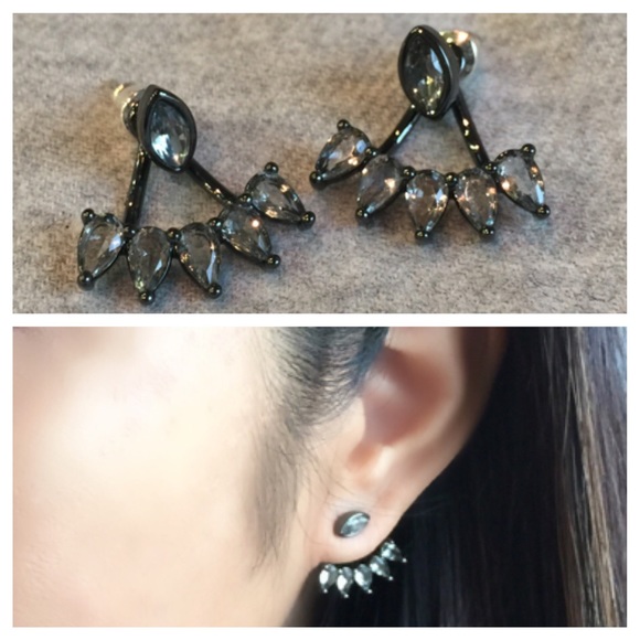 Gorgeous Gunmetal Ear Jackets - Picture 5 of 5