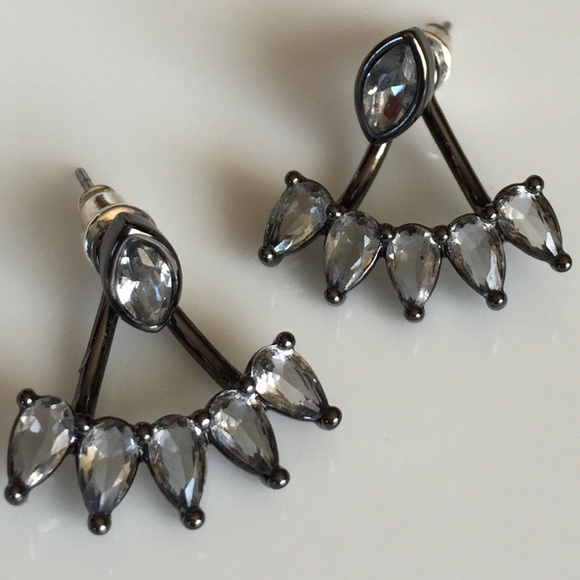 Gorgeous Gunmetal Ear Jackets - Picture 2 of 5