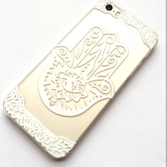 Clear Plastic Hamsa Hand Phone Case IPhone 6 Plus