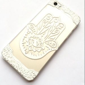 Clear Plastic Hamsa Hand Phone Case IPhone 6 Plus