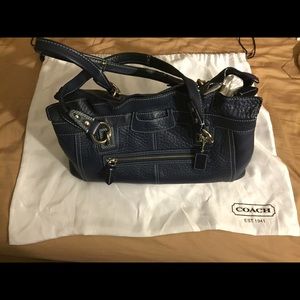 Navy Blue Coach bag