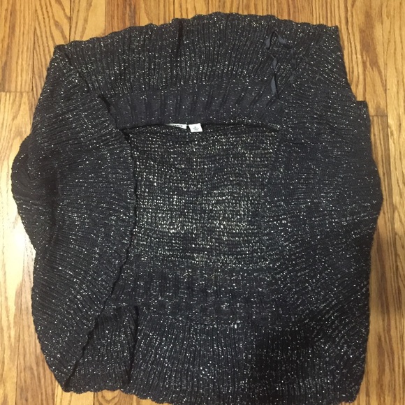 Cato Charcoal Gray Sparky Sweater Shrug Medium - Picture 1 of 1