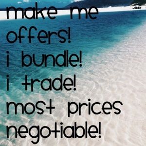 Make offers! Trade! Bundle!