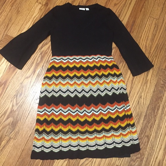 Cato Chevron Sweater Dress size Medium