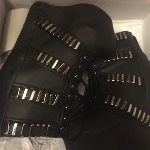 Jeffery Campbell Metal Platform Wedges