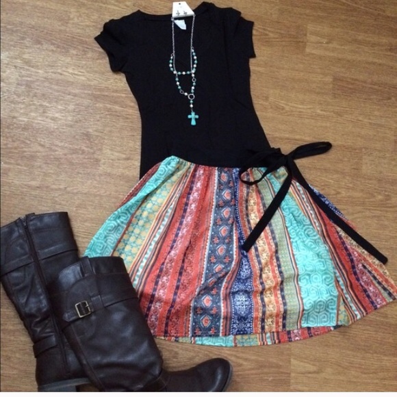 Boho style skirt