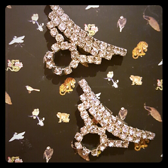 Rhinestone Shoe Adornments (one pair) - Picture 1 of 4