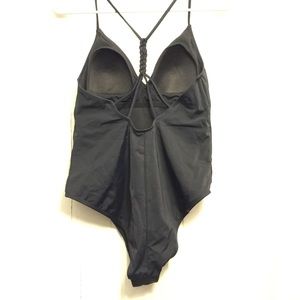 Black One Piece Bathing Suit from Pac Sun
