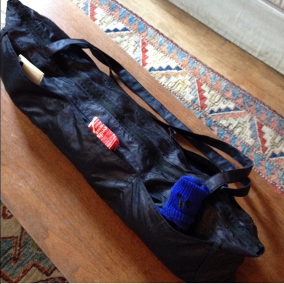 Lululemon reversible yoga mat bag.
