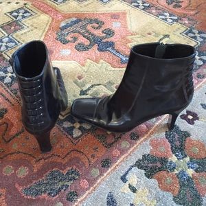 Via Spiga Black Soft Shine Boots