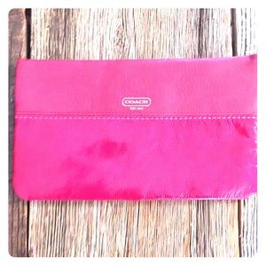 Hot Pink Coach Clutch!