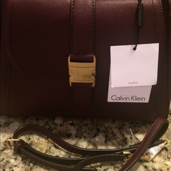 Calvin Klein Saffiano Satchel