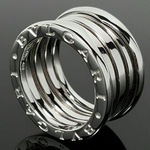 Bvlgari 18k White Gold B Zero 1 4Band Bulgari Ring