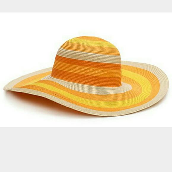 Flash sale !!Kate spade orange and gold floppy hat