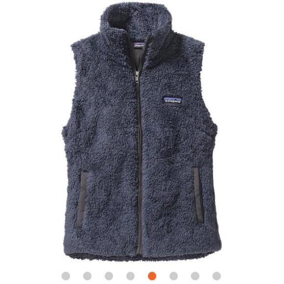 Patagonia Los Gatos reversible purple furry vest