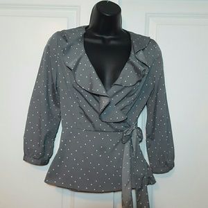 Banana Republic Wrap Blouse.