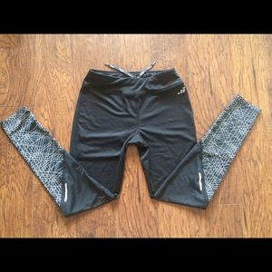 High reflective BCG running pants/leggings sz sm
